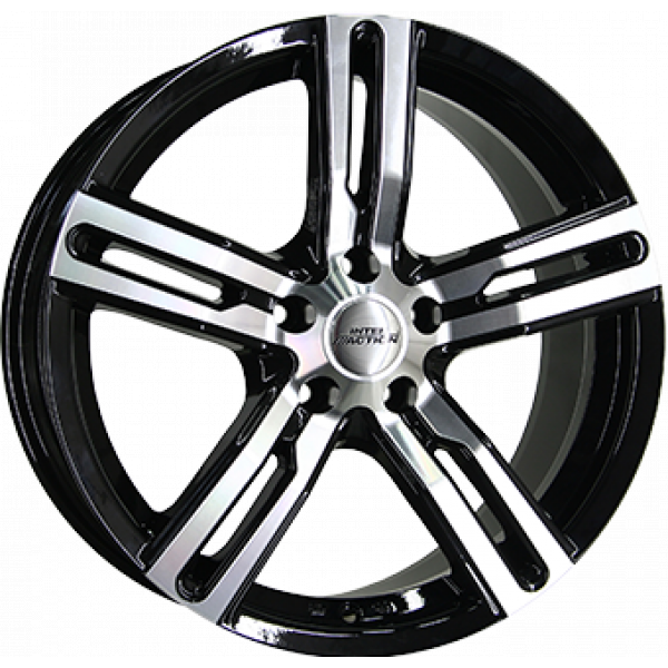 INTER ACTION KARGIN Gloss Black / Polished LÄTTMETALLFÄLGAR