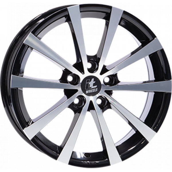 ABS NETTO ALICE Gloss Black / Polished LÄTTMETALLFÄLGAR