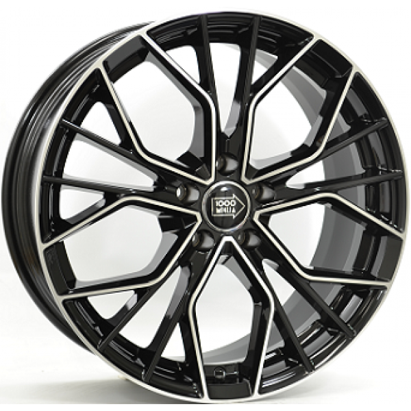 MILLE MIGLIA 1020 Gloss Black / Polished LÄTTMETALLFÄLGAR