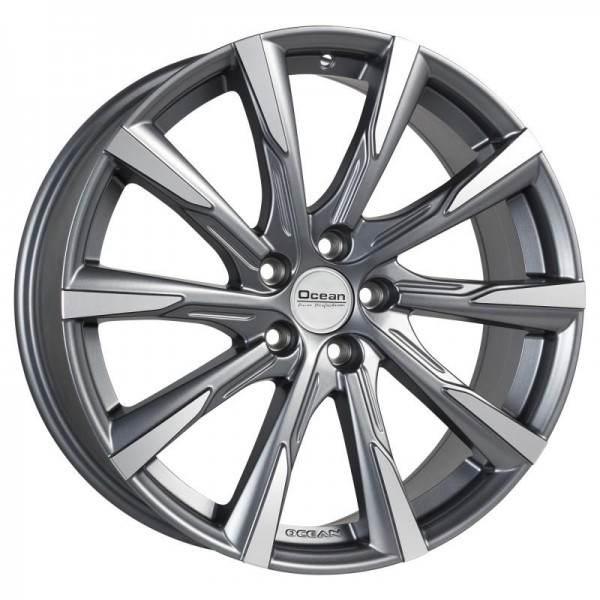 Ocean Wheels WHEELS Mistral Antracit Matt Polish LÄTTMETALLFÄLGAR